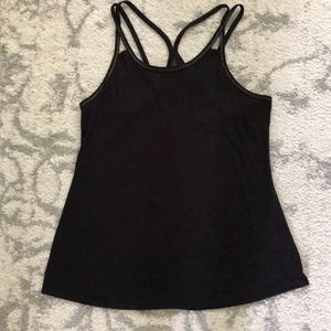 Old Navy Active black & gold tank